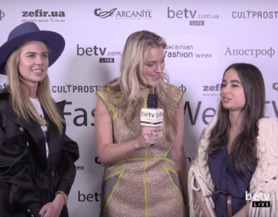 Анастасия Сличная и Ирина Пожарская. Interview for #FashionWeekTV