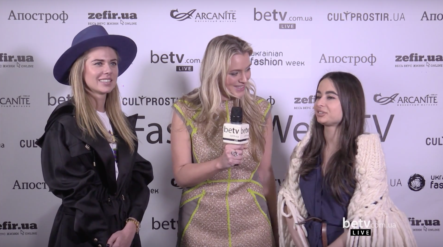 Анастасия Сличная и Ирина Пожарская. Interview for #FashionWeekTV