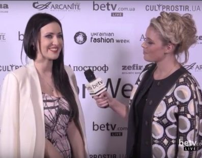 Соломія Вітвіцька . Interview for #FashionWeekTV