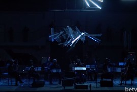 Украинский импровизационный оркестр. Аудиовизуальная импровизация .avi. Сет 2. Гогольфест 2015