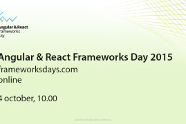 Angular & React Frameworks Day 2015