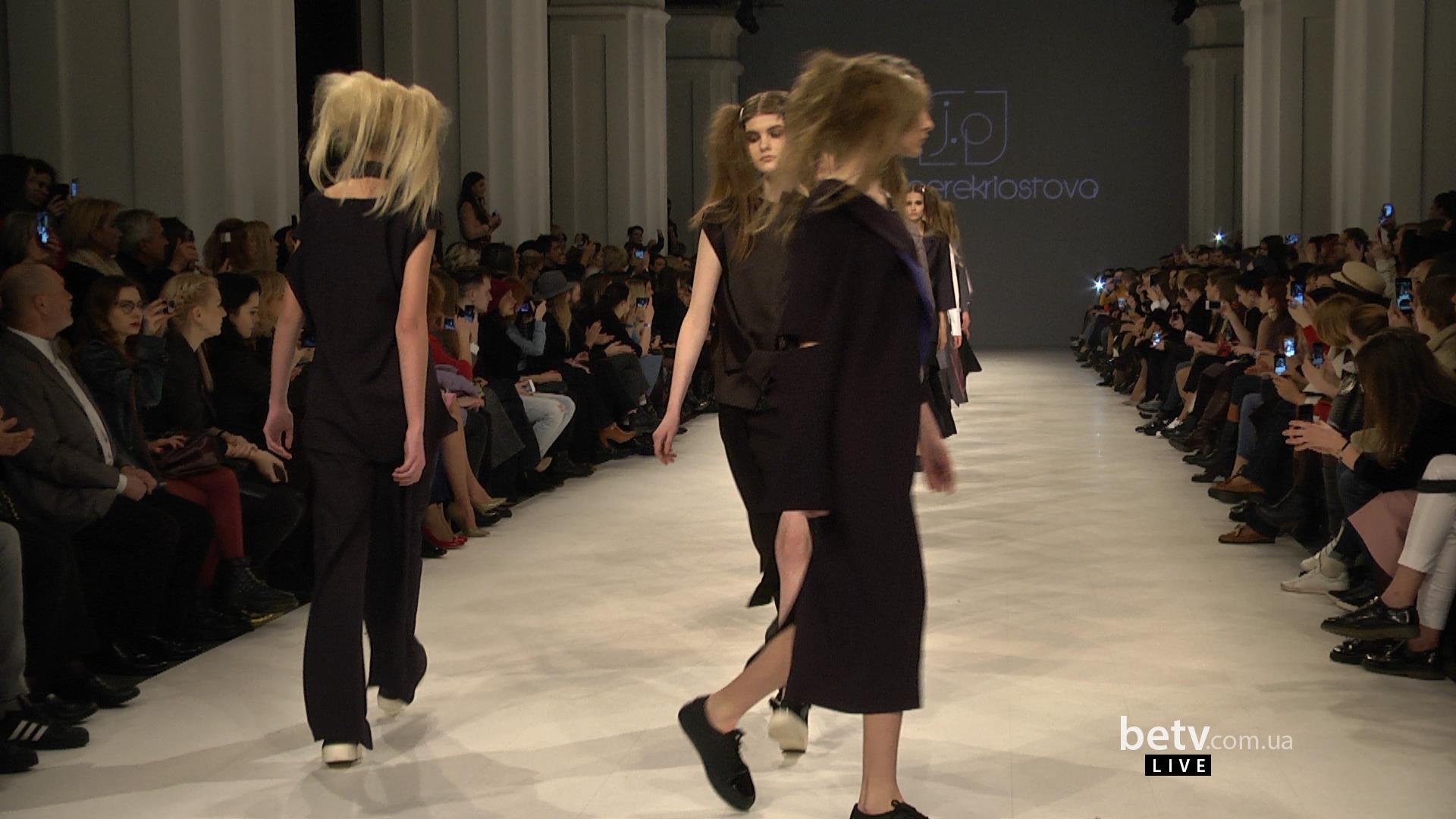 J. Perekriostova. Показ коллекции AW2016-2017 на 38 Ukrainian Fashion Week. Fresh Fashion