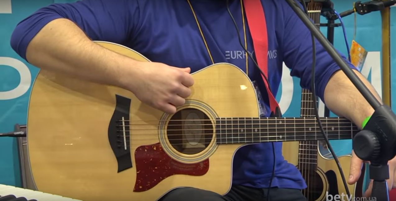ЮРИТМІКС. Роман Кузнецов – презентація гітари Taylor + Boss ACS PRO. Музичний ярмарок 2017